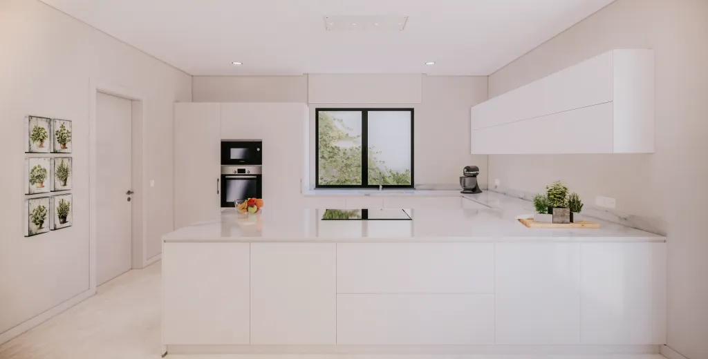 Cozinha elegante da Maison Infini